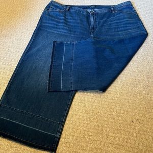 Ralph Lauren Frayed Hem Stretch Jean Capris 22W lightweight for SUMMER MSRP $189